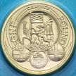 Монета Великобритания 1 фунт 2011 год. Кардифф. BU