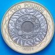 Монета Великобритания 2 фунта 2011 год. BU