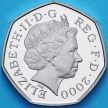 Монета Великобритания 50 пенсов 2000 год. 150 лет системе публичных библиотек. Proof