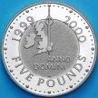 Монета Великобританиия 5 фунтов 2000 год. Миллениум. Proof