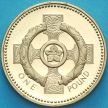 Монета Великобритания 1 фунт 2001 год. Кельтский крест Proof