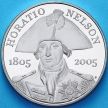 Монета Великобритания 5 фунтов 2005 год. Адмирал Нельсон. Пруф