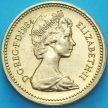 Монета Великобритания 1 фунт 1984 год. Шотландский чертополох