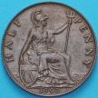 Монета Великобритания 1/2 пенни 1903 год. 