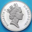 Монета Великобритания 10 пенсов 1985 год. Proof