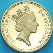 Монета Великобритания 1 фунт 1994 год. Шотландский Лев. Proof