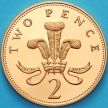 Монета Великобритания 2 пенса 1985 год. Proof