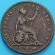 Монета Великобритании 1/2 пенни 1826 год. 
