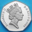 Монета Великобритания 50 пенсов 1989 год. Proof