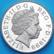 Монета Великобритания 5 пенсов 1999 год. Proof