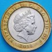 Монета Великобритания 2 фунта 2011 год. Мэри Роуз