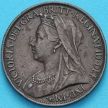 Монета Великобритания 1 фартинг 1896 год.