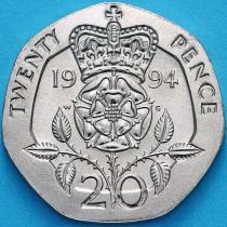 Великобритания 20 пенсов 1994 год. BU