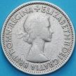 Монета Великобритания 2 шиллинга 1953 год.