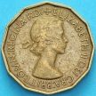 Монета Великобритания 3 пенса 1957 год.