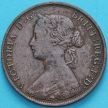 Монета Великобритании 1/2 пенни 1862 год. №2