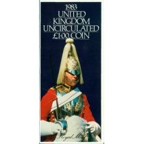 Великобритания 1 фунт 1983 год. Буклет