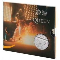 Великобритания 5 фунтов 2020 год. QUEEN. Буклет