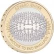 Монета Великобритания 2 фунта 2023 год в буклете. Эдвард Дженнер. Вакцина против оспы