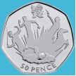 Монета Великобритании 50 пенсов 2011 год. Олимпиада. Современное пятиборье.Блистер
