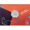 Монета Великобритании 50 пенсов 2011 год. Паралимпийские игры.Бочче. Блистер