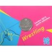 Монета Великобритании 50 пенсов 2011 год. Олимпиада. Борьба. Блистер