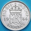 Монета Великобритания 6 пенсов 1944 год. Серебро