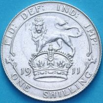 Великобритания 1 шиллинг 1911 год.