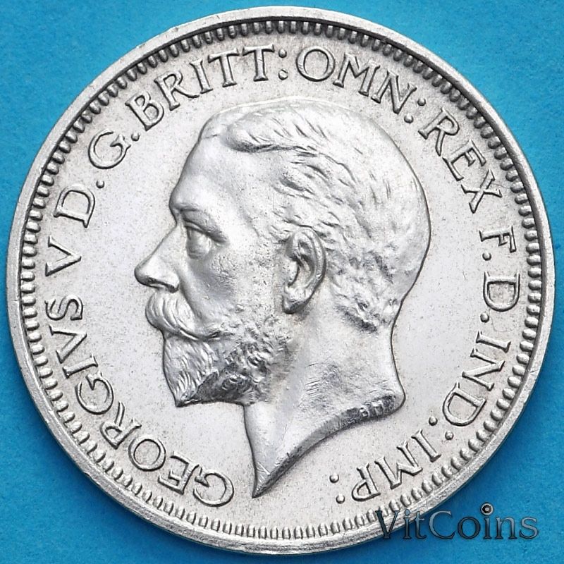 Монета Великобритания 4 пенса 1934 год. Maundy