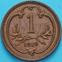 Австрия 1 геллер 1916 год.