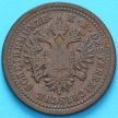 Монета Австрии 1 крейцер 1851 год. А