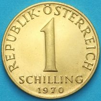 Австрия 1 шиллинг 1970 год. Proof