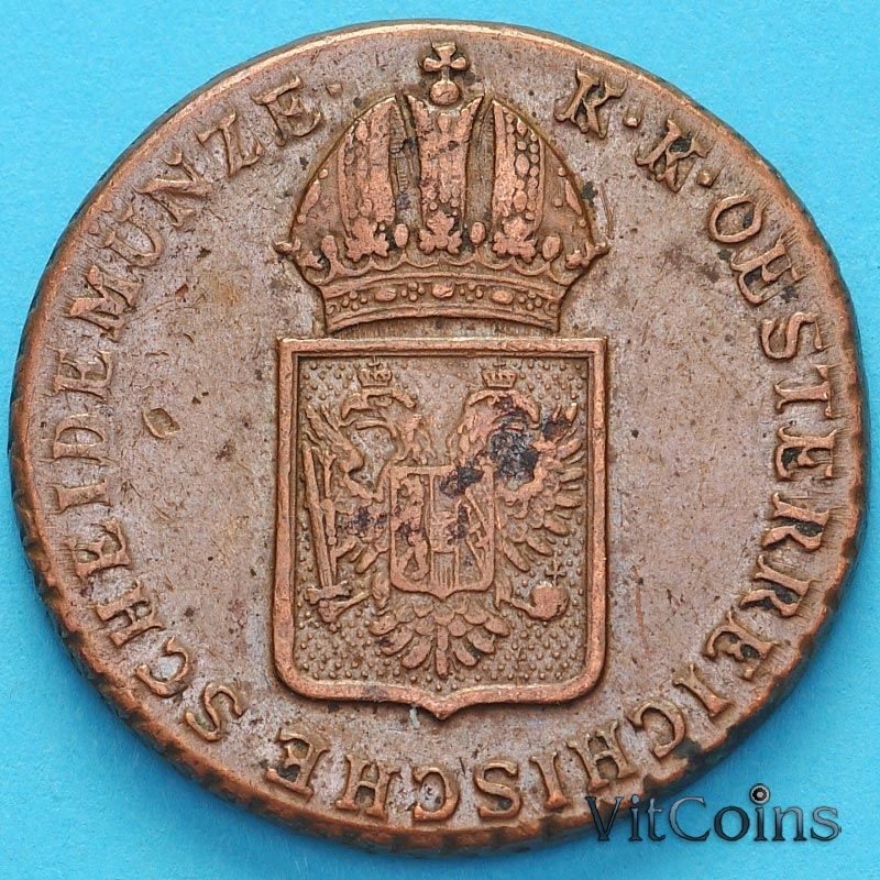 Монета Австрия 1 крейцер 1816 год.  S. №2