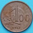 Монета Австрия 100 крон 1923 год.
