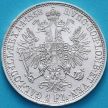 Монета Австрия 1 флорин 1858 год. Вена. Серебро