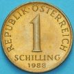 Монета Австрия 1 шиллинг 1988 год. Эдельвейс.