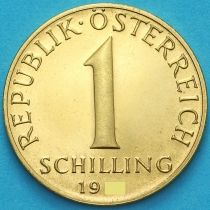Австрия 1 шиллинг 1980 год. Proof