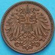 Монета Австрия 1 геллер 1912 год.