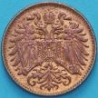 Монета Австрии 2 геллера 1893 год. aUNC