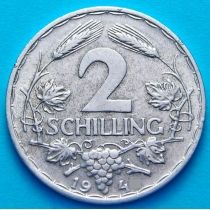 Австрия 2 шиллинга 1947 год.