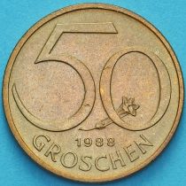 Австрия 50 грошей 1988 год.