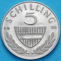 Австрия 5 шиллингов 1973 год. Proof