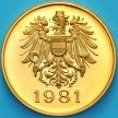 Монета Австрия,.жетон монетного двора Вена 1981 год  Proof