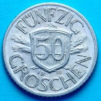 Австрия 50 грошей 1952 год.