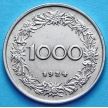 Монета Австрии 1000 крон 1924 год. Маргарита Маульташ.
