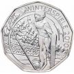Монета Австрия 5 евро 2010 год. Прыжки с трамплина. Серебро