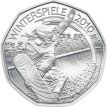 Монета Австрия 5 евро 2010 год. Сноуборд. Серебро