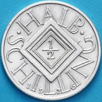Австрия 1/2 шиллинга 1926 год. Серебро
