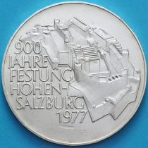 Австрия 100 шиллингов 1977 год. Крепость Хоэнзальцбург. Серебро