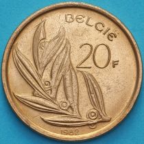 Бельгия 20 франков 1982 год. Фламандский вариант